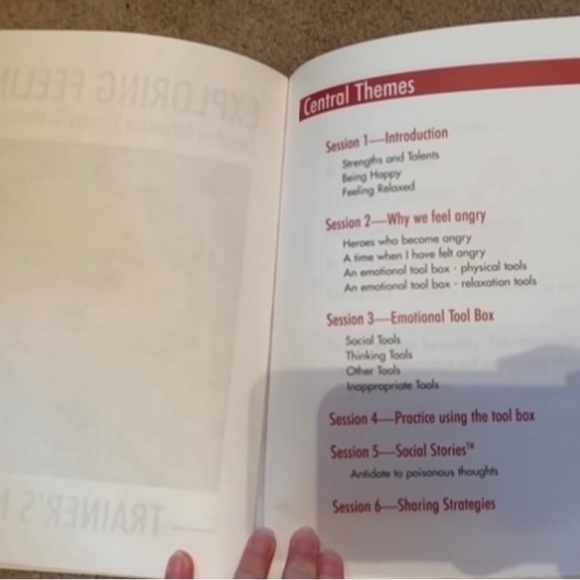 Exploring feelings- cognitive behavioral therapy to manage anger book! Like new - Picture 7 of 9